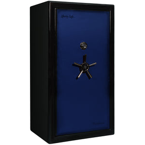Presidential Series | Level 10 Security | 2.5 Hours Fire Protection | 40 | Dimensions: 66”(H) x 36”(W) x 27.75"(D*) | Blue Gloss | Mechanical Lock - Closed