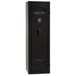 Centurion 12 | Level 1 Security | 30 Minute Fire Protection | Dimensions: 59.5" x 18.25" x 16" | Textured Black | Elock - No Door Panel Promotion - Closed Door