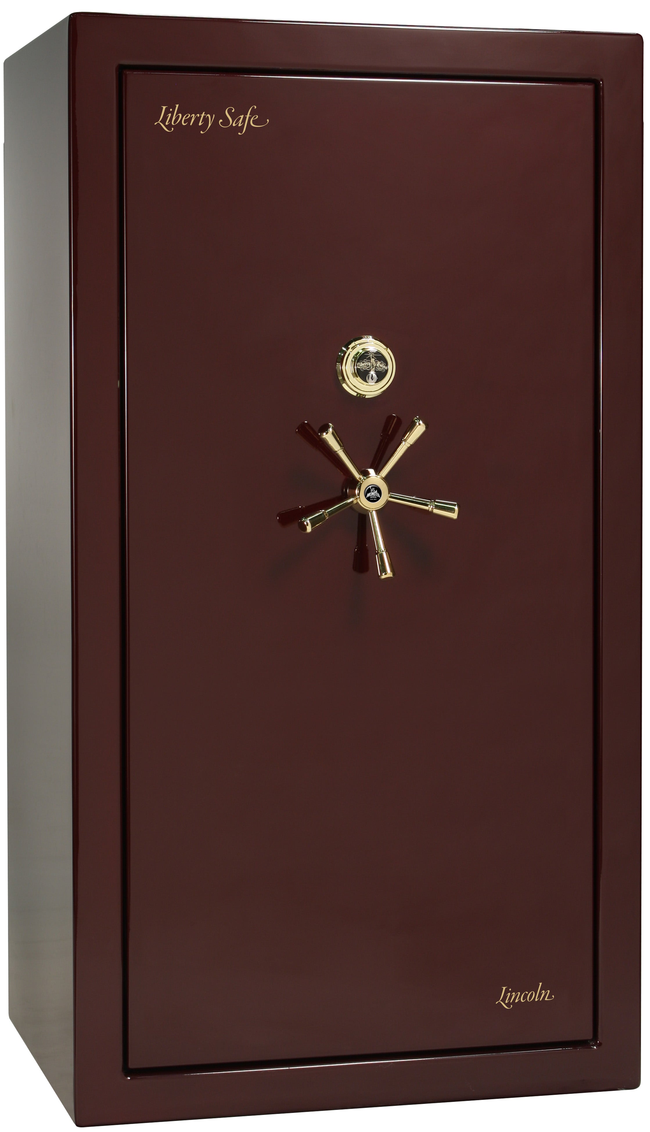 LX-Sig-40-Burgundy Marble-BR-ML-5 Spoke-Closed