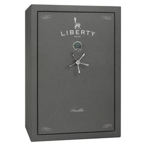Franklin 45 | Pro Flex Interior | Level 5 Security | 110 Minute Fire Protection | Dimensions: 60.5"(H) x 42"(W) x 27.5"(D) | Up to 60 Long Guns | Granite Textured | Electronic Lock - Closed
