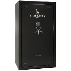 Franklin Series | Level 5 Security | 110 Minute Fire Protection | 50 | DIMENSIONS: 72.5"(H) X 42"(W) X 27.5"(D*) | Black Gloss | ProFlex Modular Shelving - Closed Door