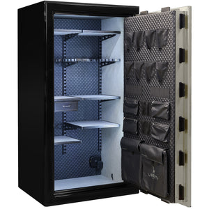 Presidential Series | Level 10 Security | 2.5 Hours Fire Protection | 40 | Dimensions: 66”(H) x 36”(W) x 27.75"(D*) | Champagne Gloss | Mechanical Lock - Open