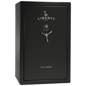 USA Series | Level 3 Security | 60 Minute Fire Rating | 48 | Dimensions: 60.5"(H) x 42”(W) x 22"(D) | Black Textured | Mechanical Lock - Closed Door