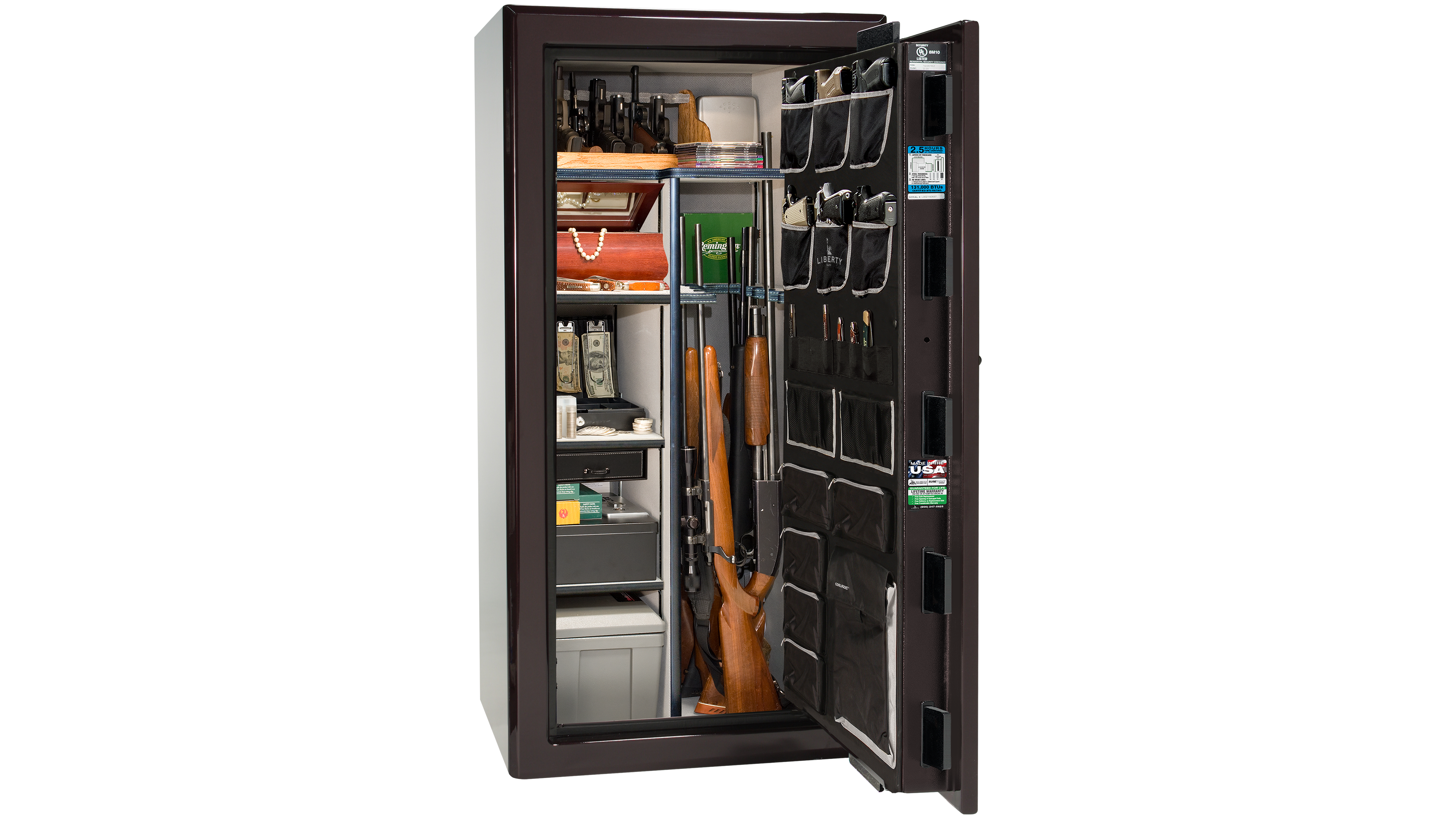Presidential 25 Black Cherry - Open Interior