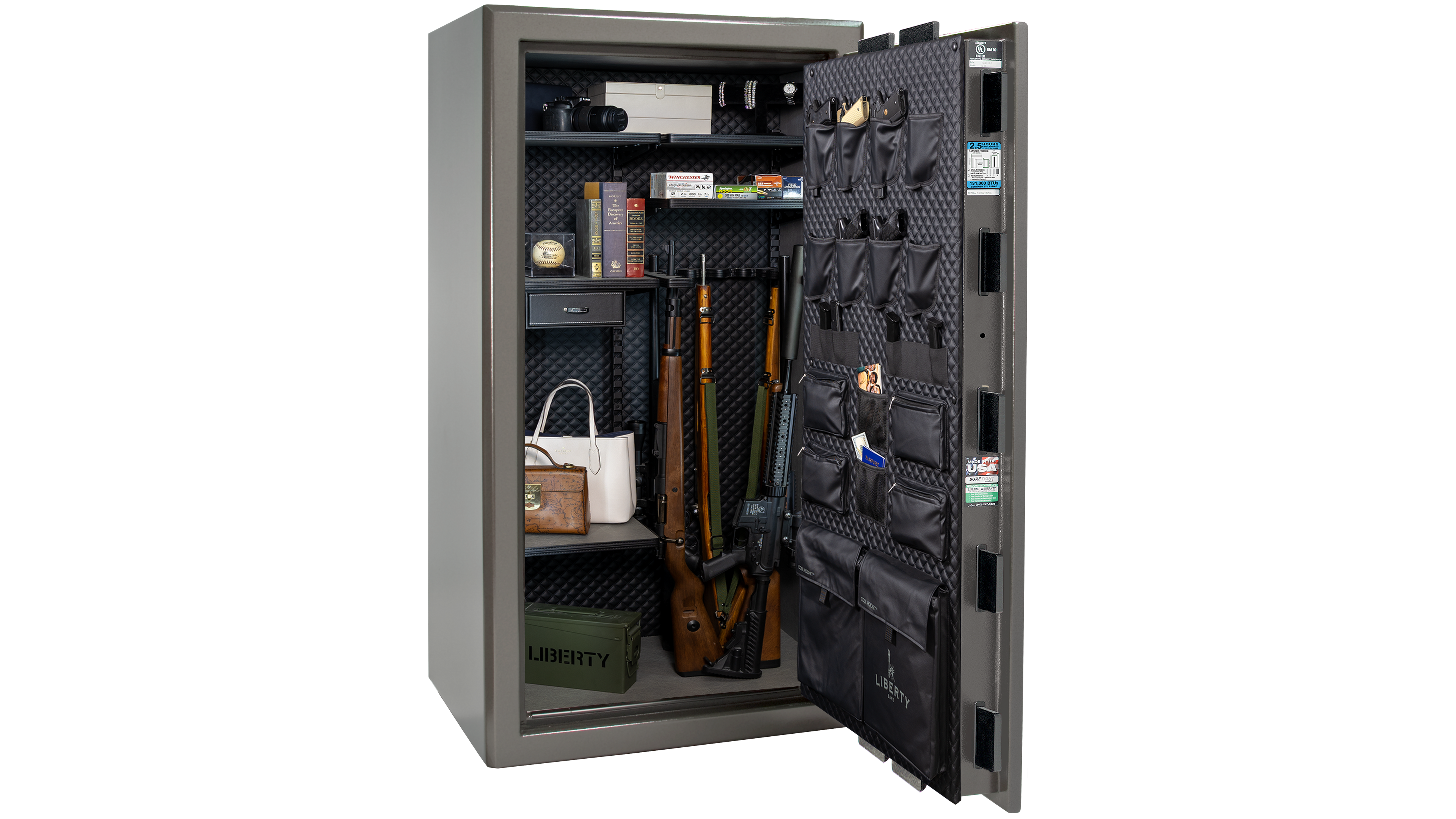 Presidential 40 Gray Gloss - Open Interior