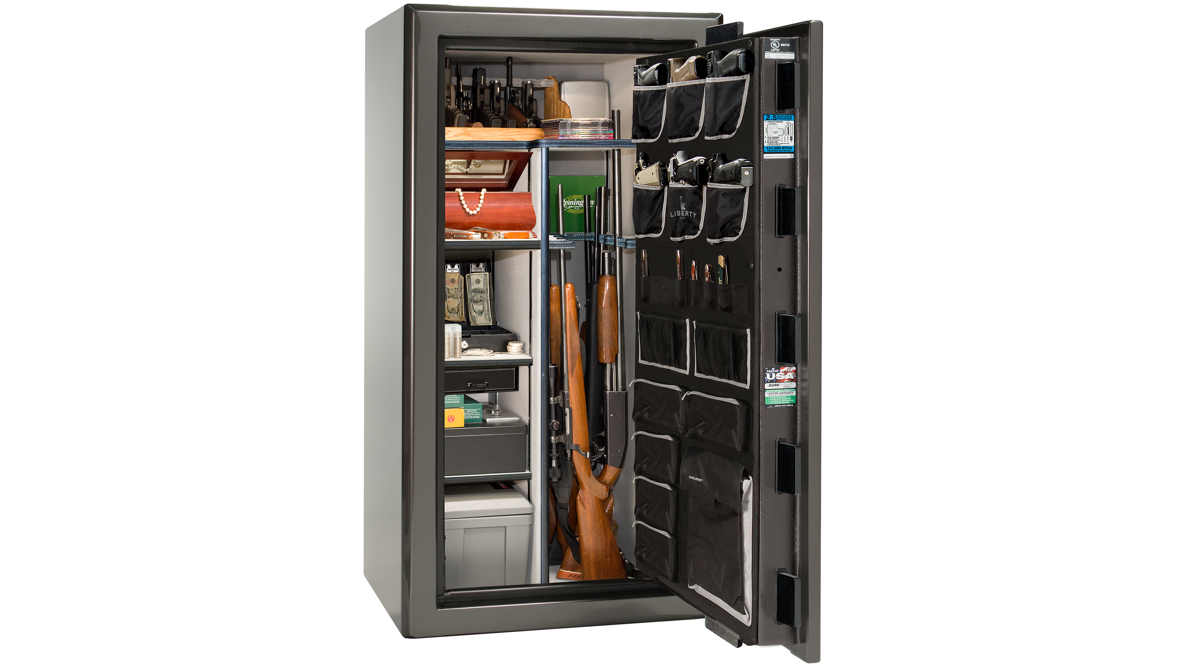 Presidential 25 Gray Gloss - Open Interior