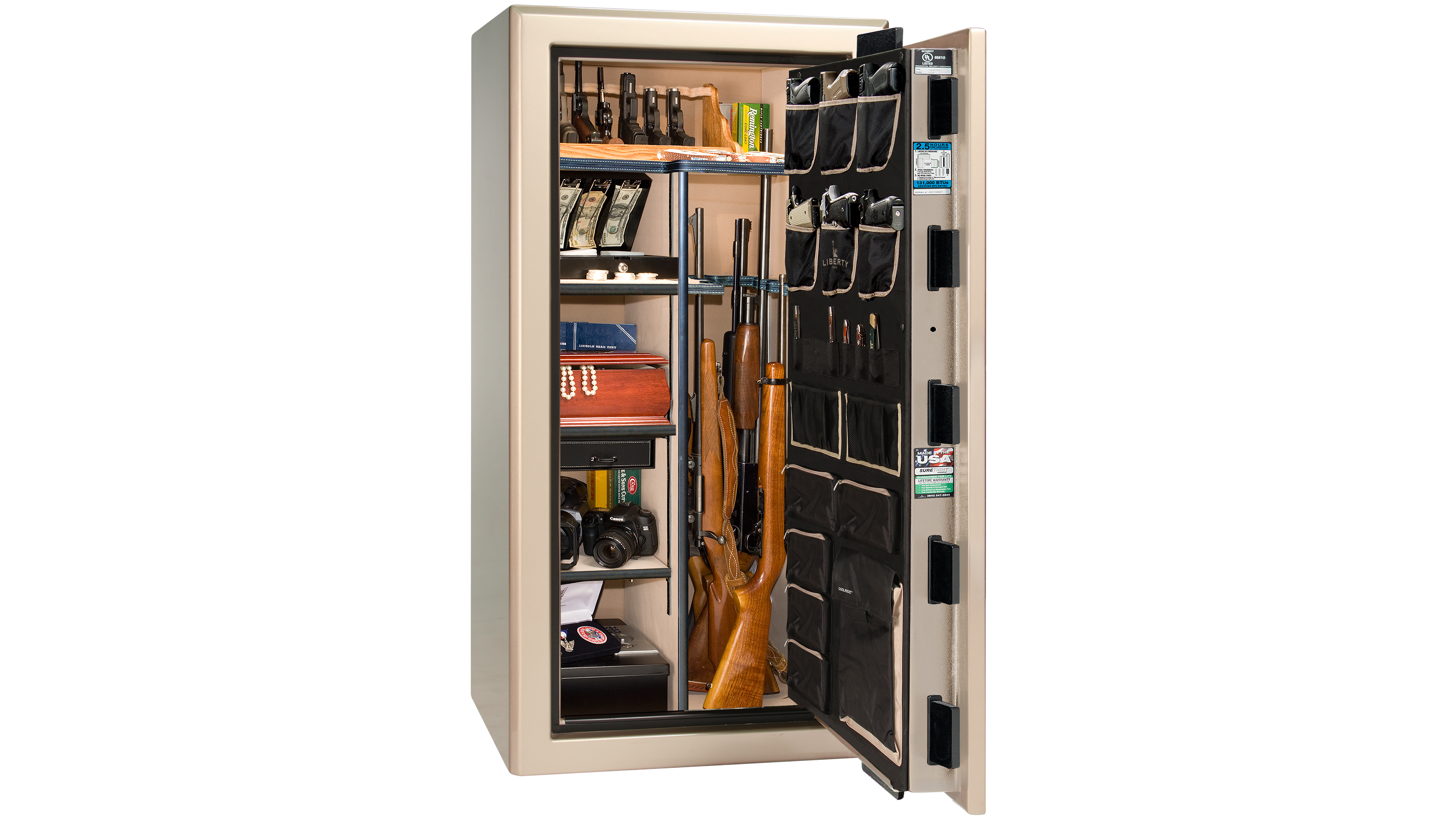 Presidential 25 Champagne Gloss - Open Interior