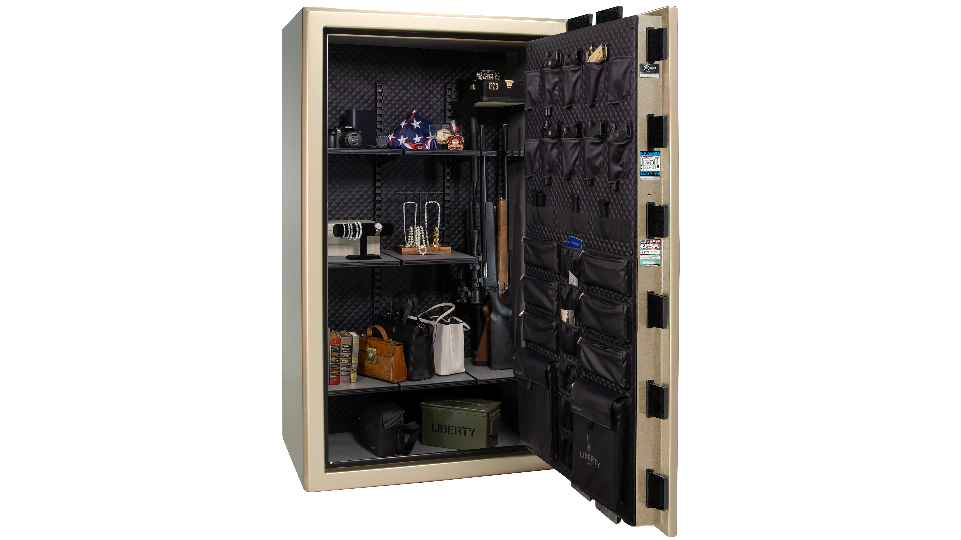 Presidential 50 Champagne Gloss - Open Interior