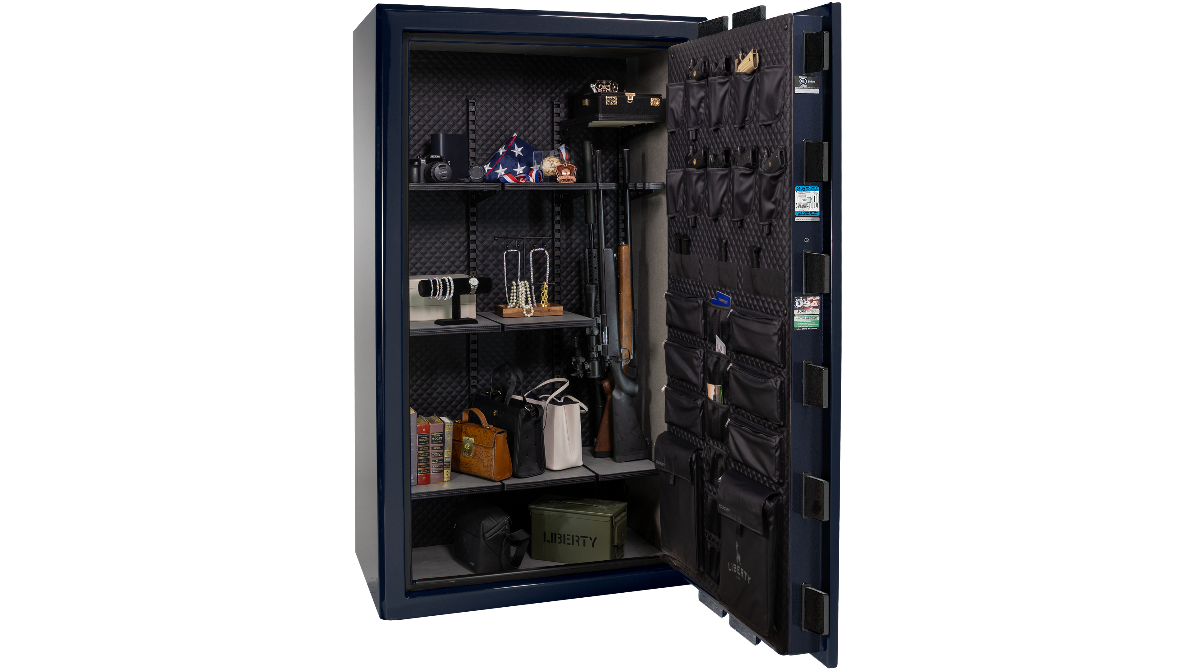 Presidential 50 Blue Gloss - Open Interior