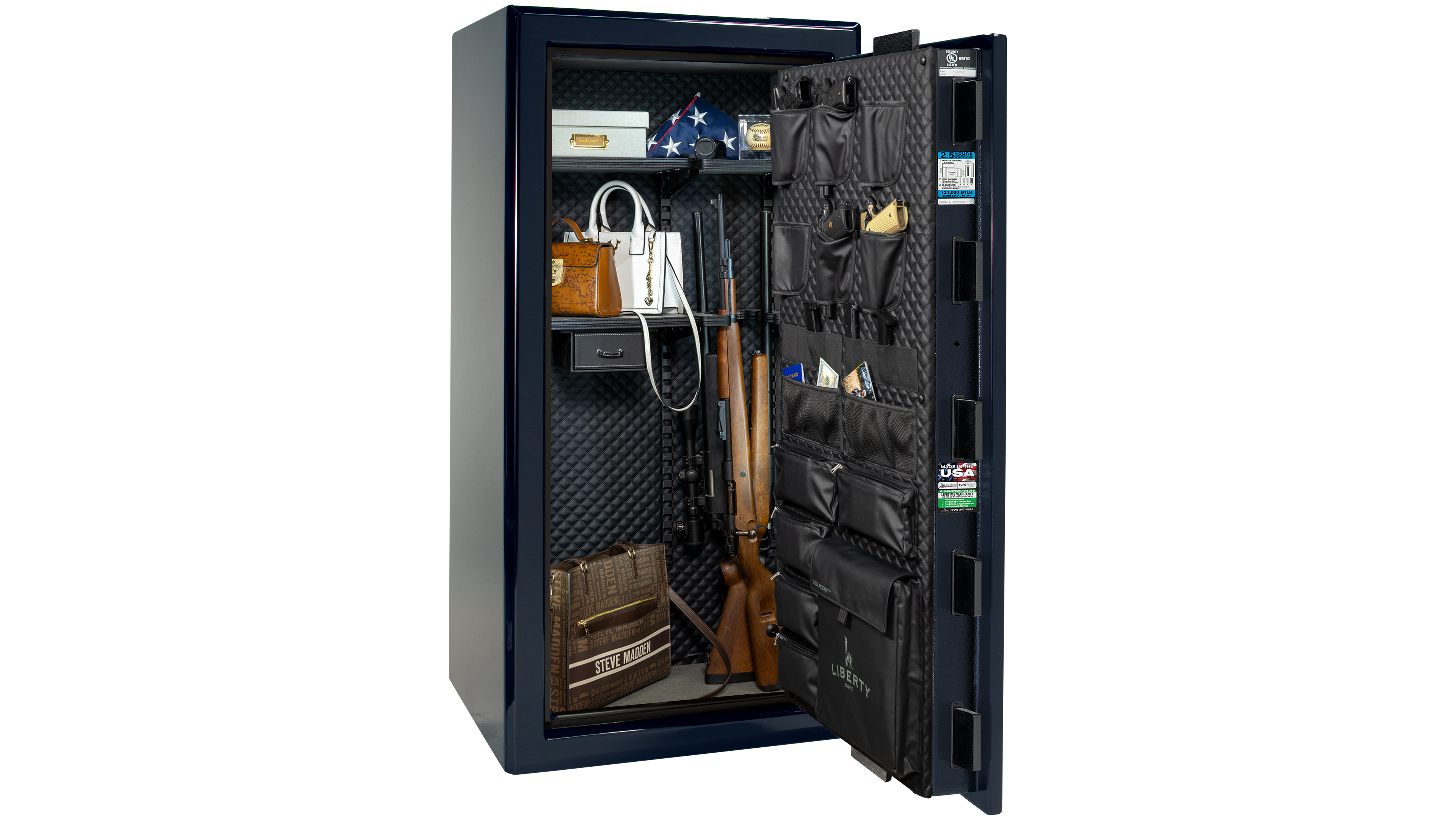 Presidential 25 Blue Gloss - Open Interior